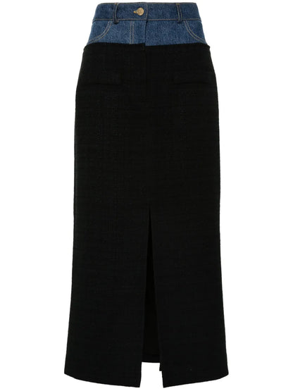 Panelled Midi Skirt