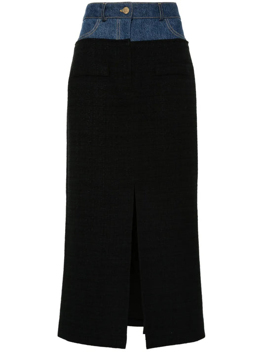 Panelled Midi Skirt
