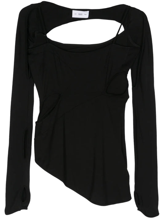 Cut-Out Detail Asymmetric Top