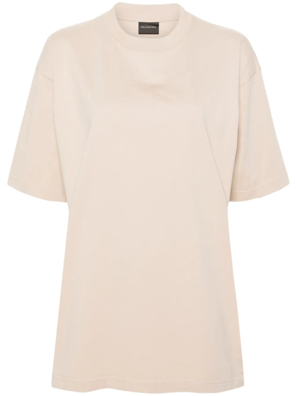 Rhinestoned Cotton T-Shirt
