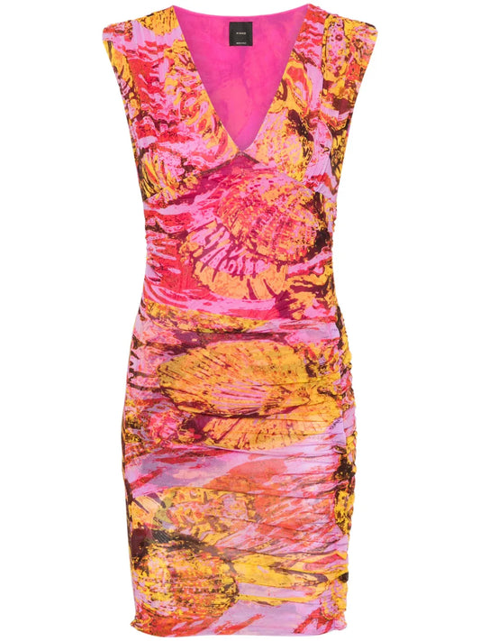 Androgeo Printed Mini Dress