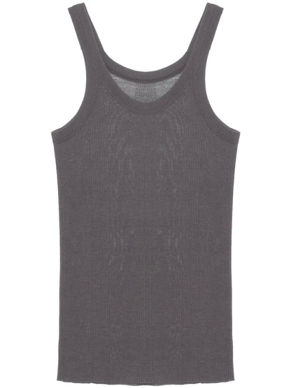 Ribbed-Knit Tank Top