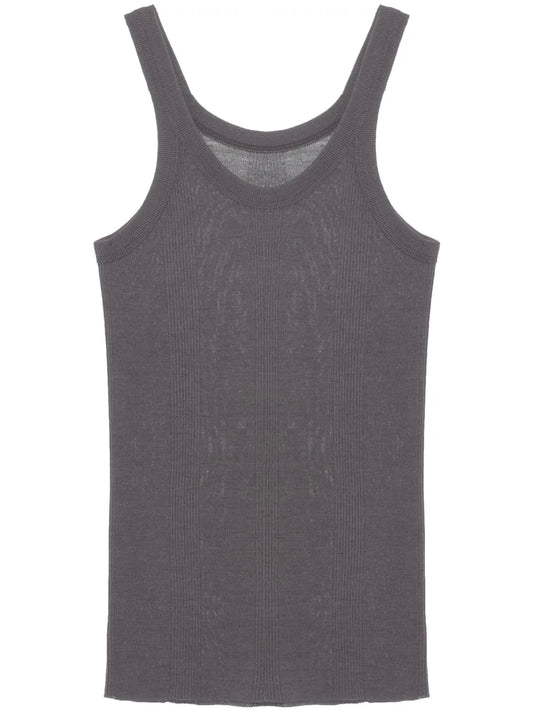 Ribbed-Knit Tank Top