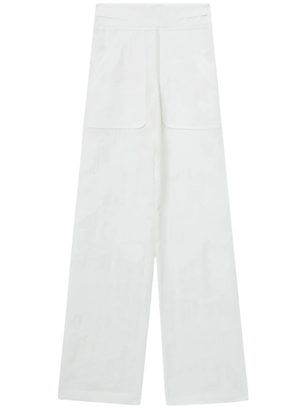 Embroidered Long-Leg Trousers