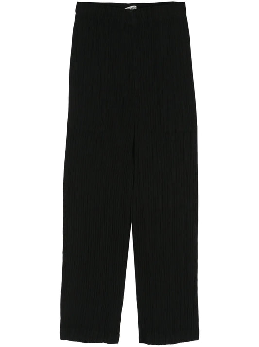 Pleated Cropped Trousers