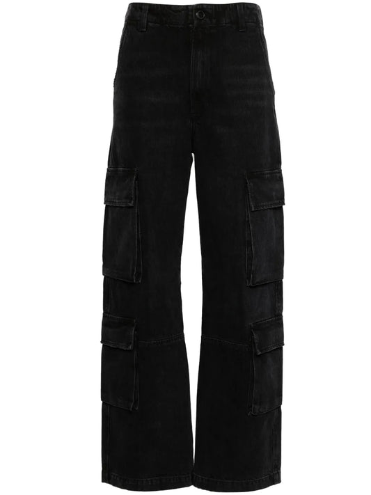 Delena Straight-Leg Cargo Jeans