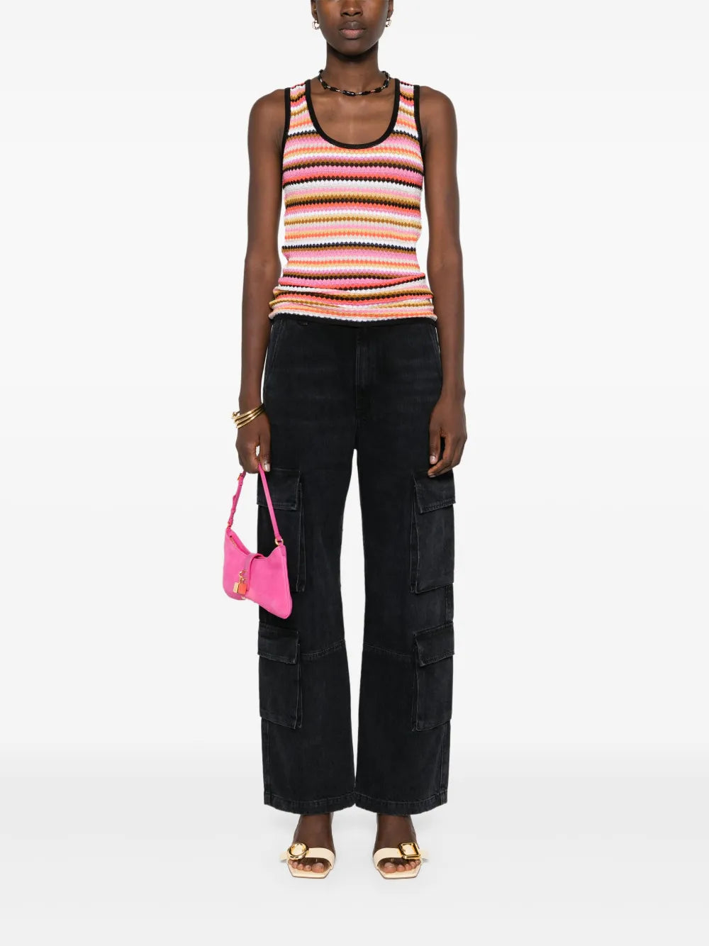 Delena Straight-Leg Cargo Jeans