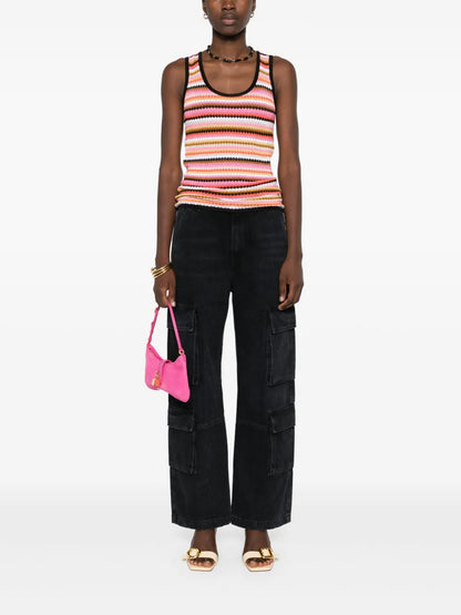 Delena Straight-Leg Cargo Jeans
