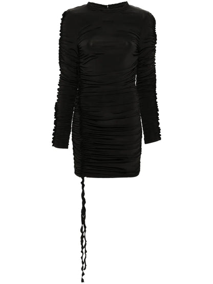 Ruffle-Detail Mini Dress