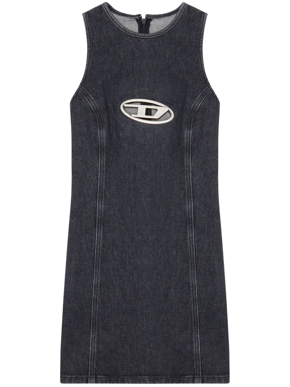 Oval D Denim Mini Dress