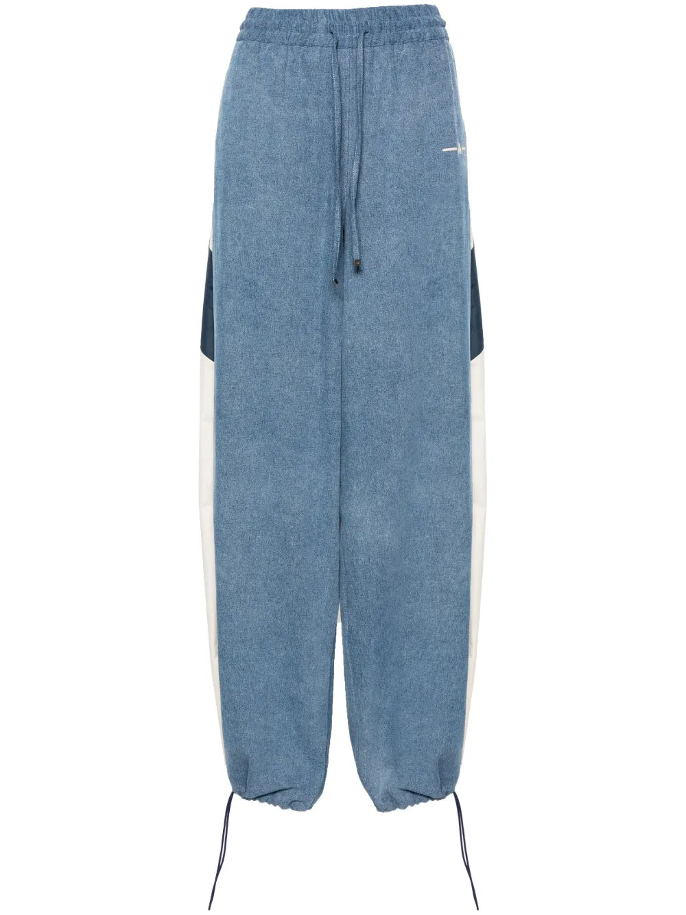 Drawstring Chambray Track Pants