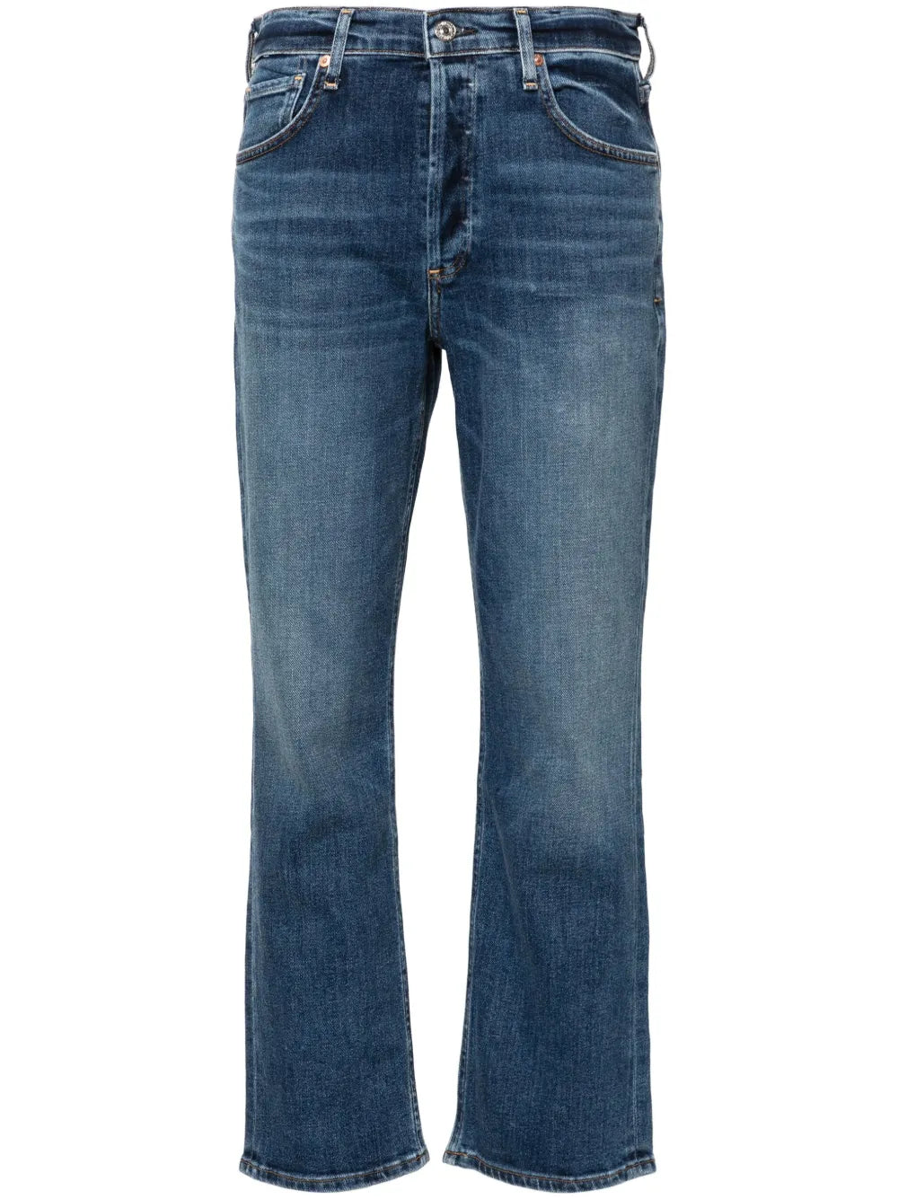 Jolene High-Rise Slim-Cut Jeans