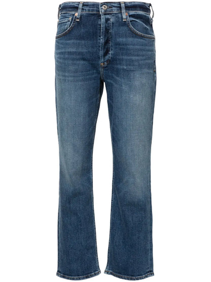Jolene High-Rise Slim-Cut Jeans