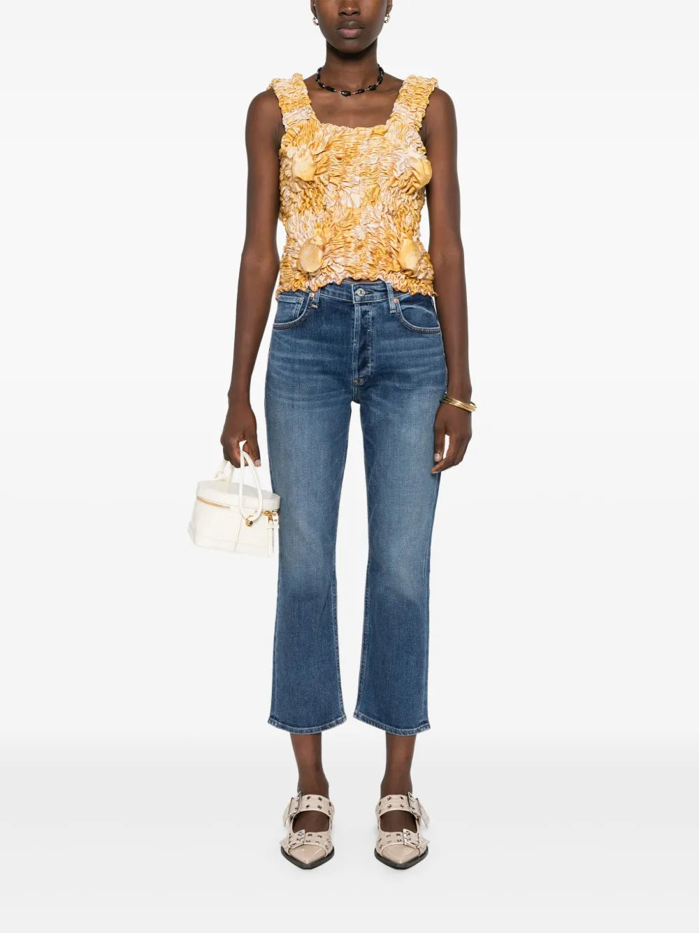 Jolene High-Rise Slim-Cut Jeans