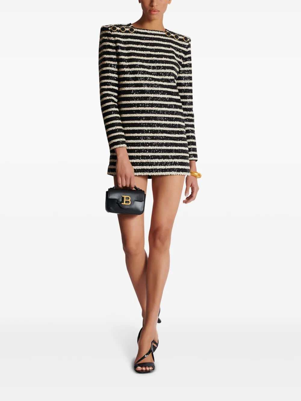 Sequin Embellishment Short Dress