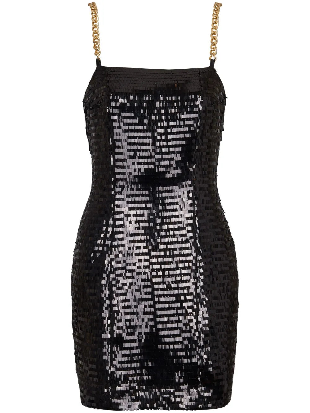 Sequin Chain-Link Short Dress