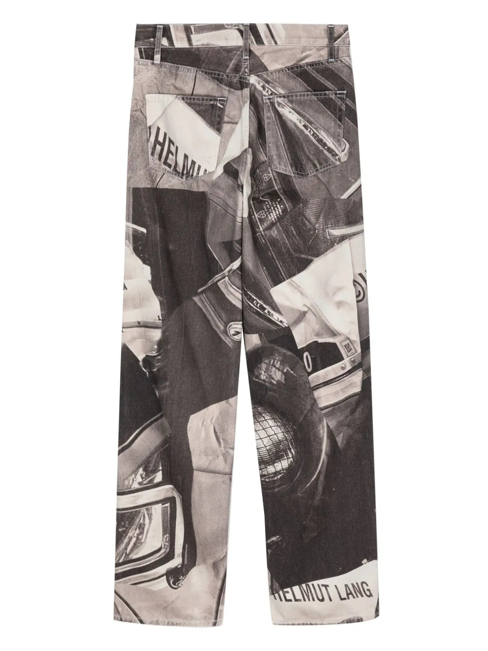 All-Over Photographic-Print Jeans