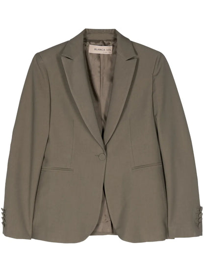Gelsemy Single-Breasted Blazer