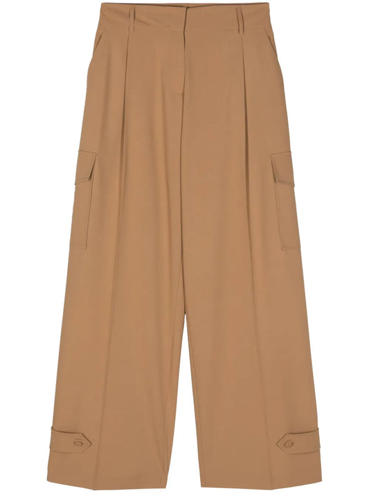 Philody Wide-Leg Cargo Trousers
