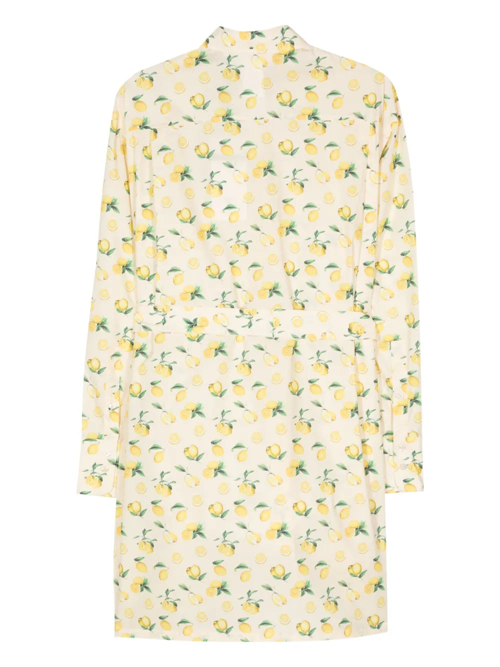 Lemon-Print Mini Dress