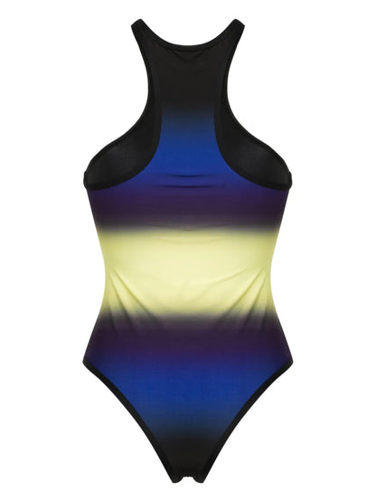 Ombré-Print Swimsuit