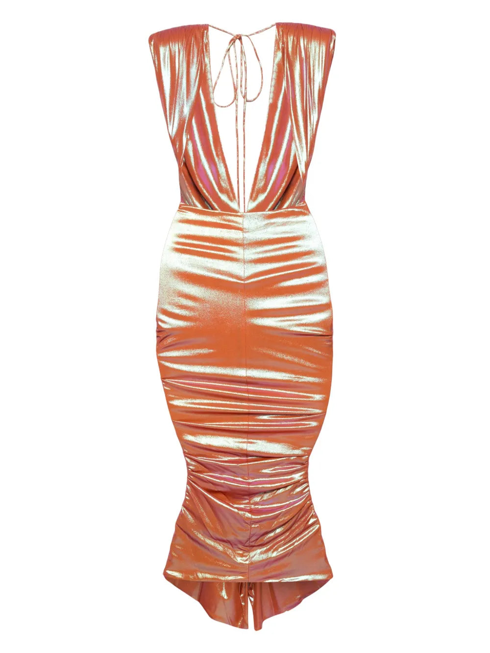 Draped-Detail Dress