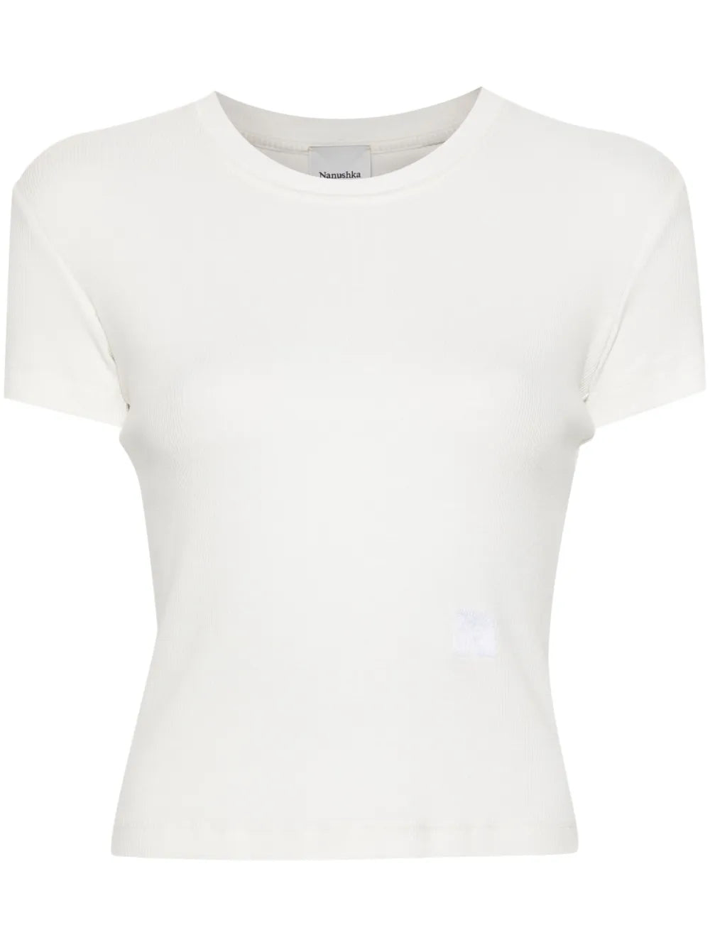 Logo-Embroidered Ribbed T-Shirt