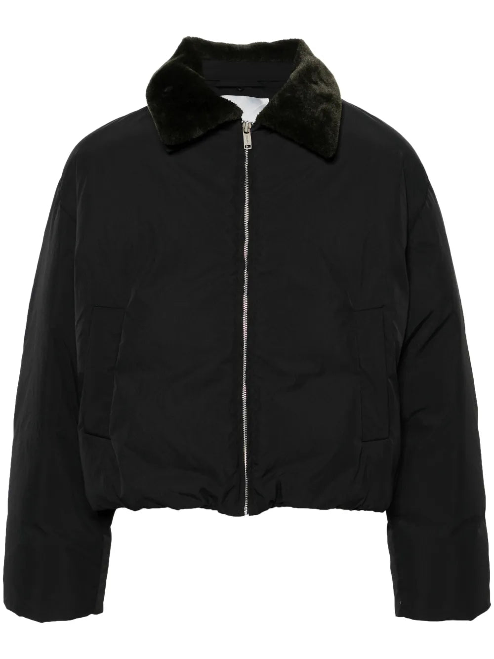 Faux Fur-Collar Puffer Jacket