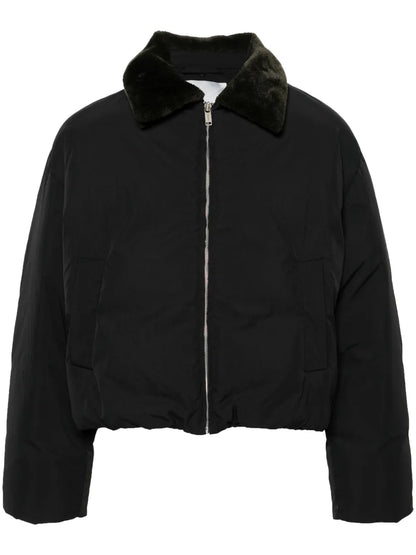 Faux Fur-Collar Puffer Jacket