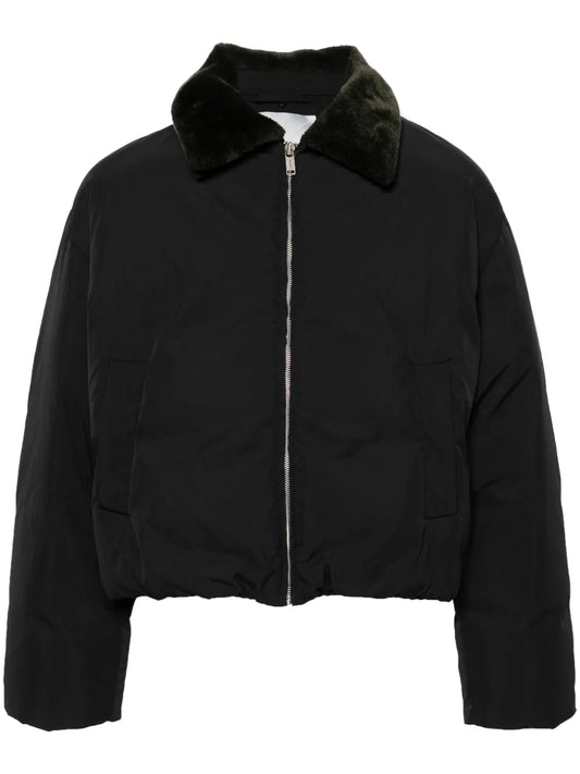 Faux Fur-Collar Puffer Jacket