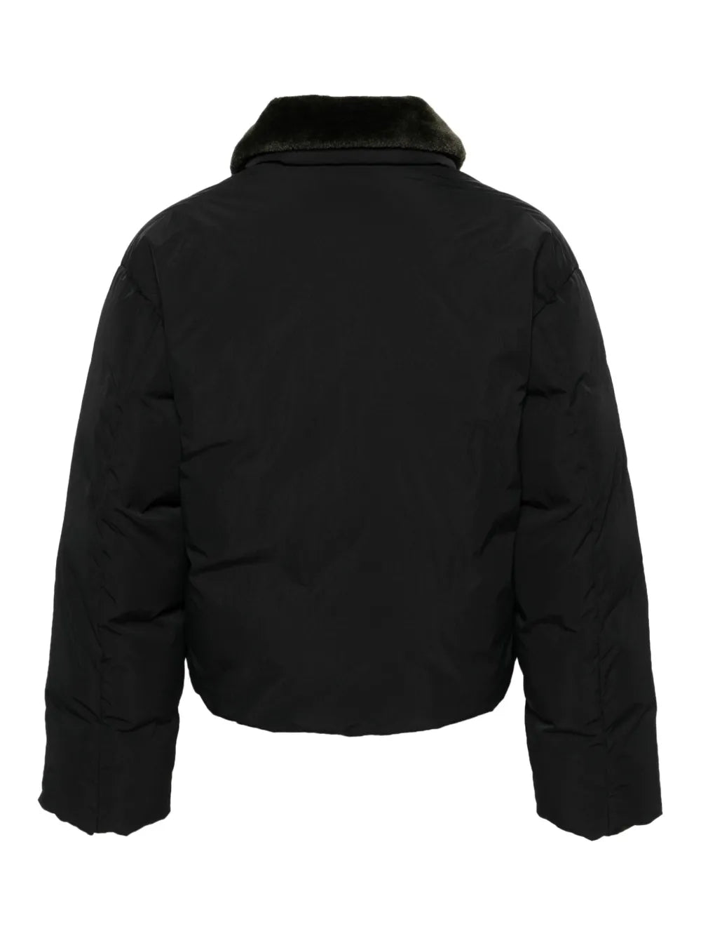 Faux Fur-Collar Puffer Jacket