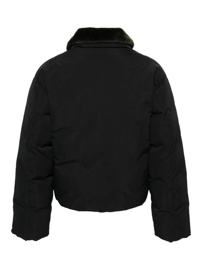 Faux Fur-Collar Puffer Jacket