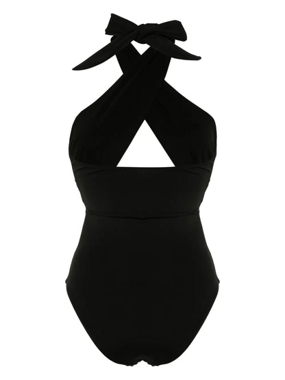 Cut-Out Halterneck Swimsuit