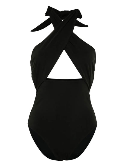 Cut-Out Halterneck Swimsuit