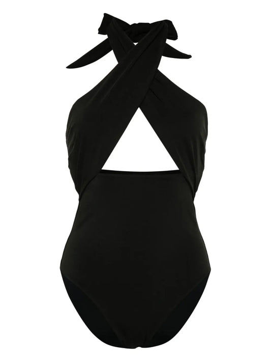 Cut-Out Halterneck Swimsuit