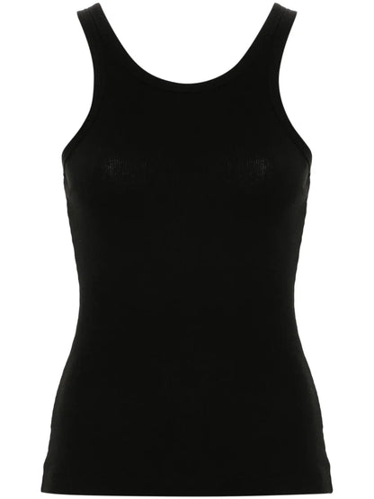 Ribbed Cotton-Blend Tank Top