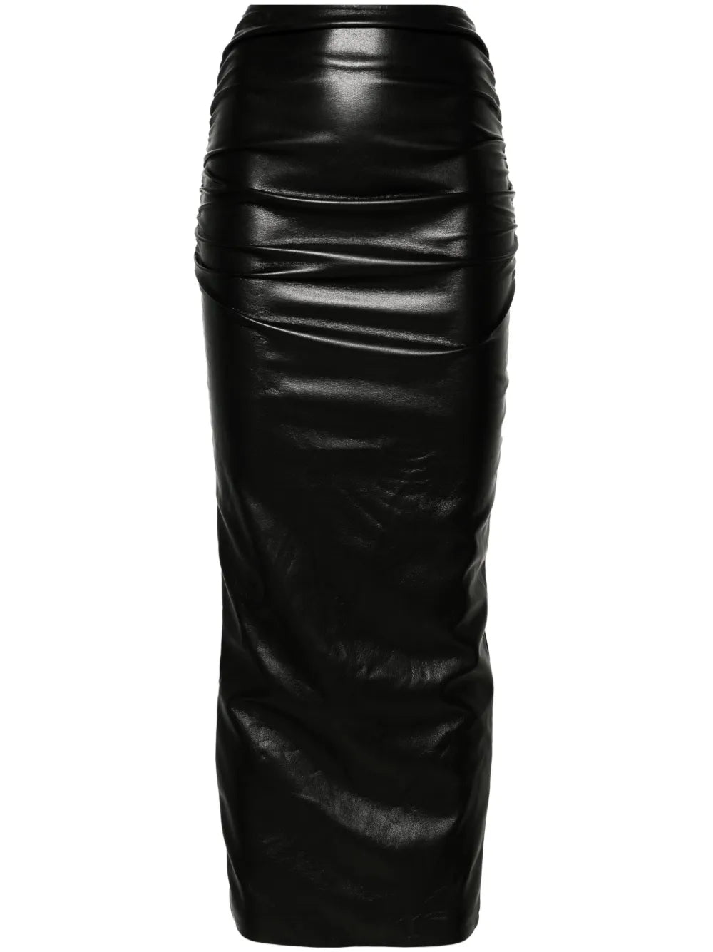 Hester Ruched-Detail Midi Skirt