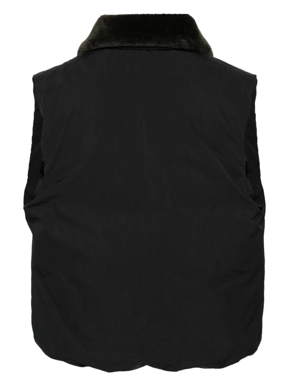 Faux Fur-Collar Puffer Gilet