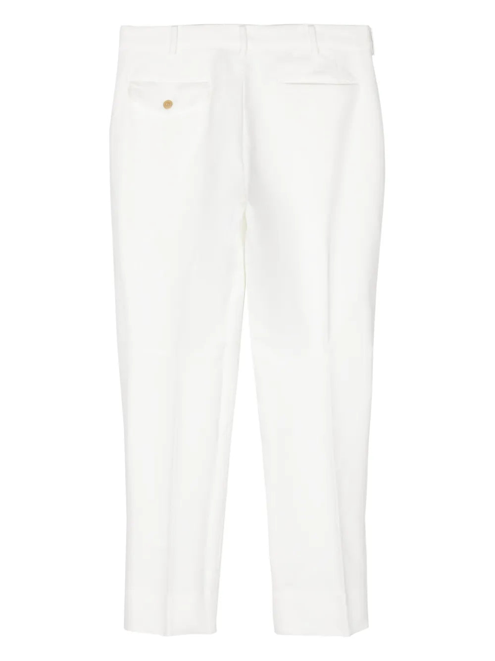 Cropped Slim-Cut Trousers