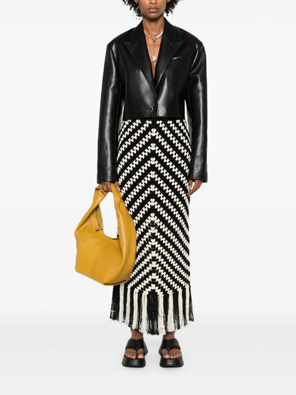 Aidula Single-Breasted Cropped Blazer