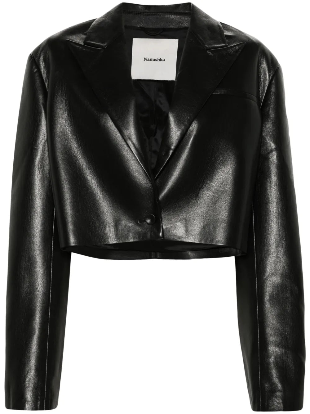 Aidula Single-Breasted Cropped Blazer