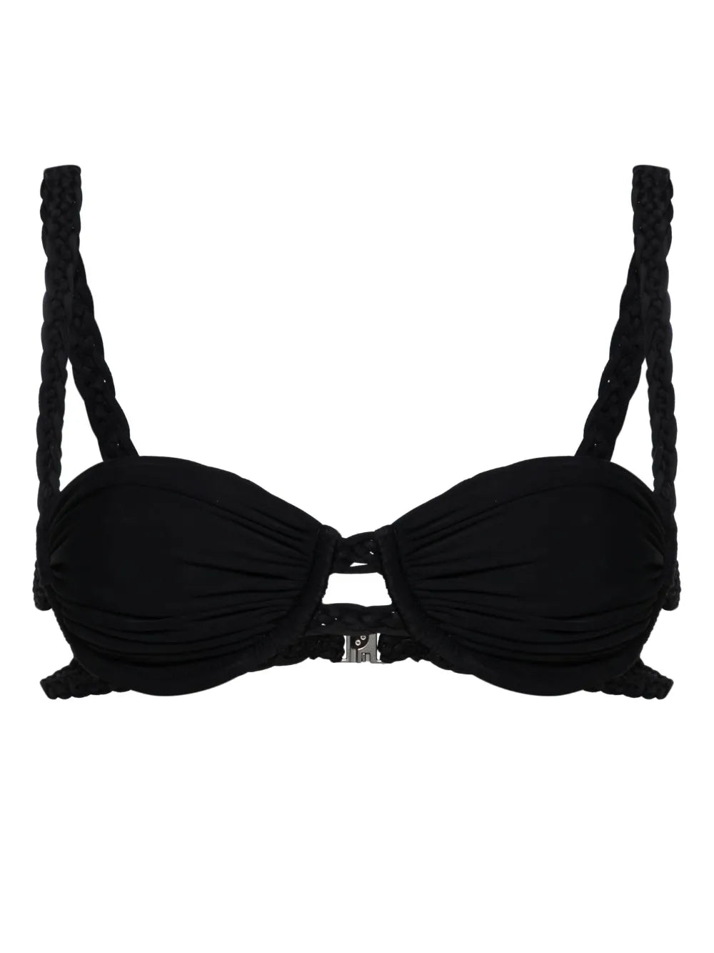 Braided-Straps Bikini Top