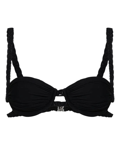 Braided-Straps Bikini Top
