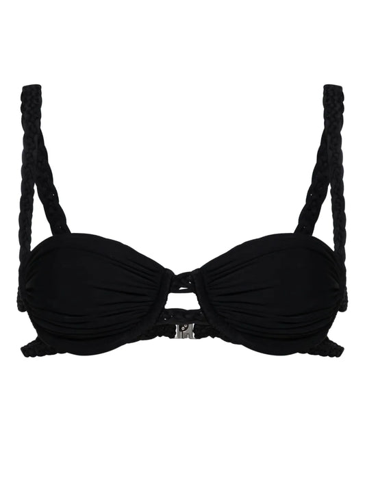 Braided-Straps Bikini Top