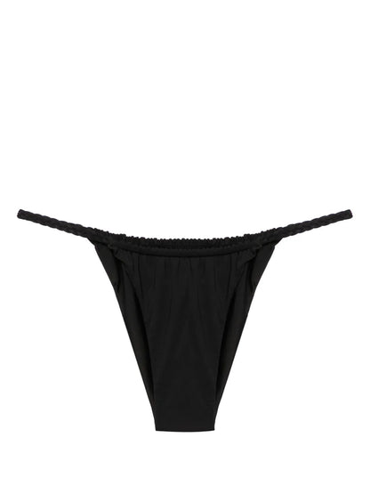 Braid-Detail Reversible Bikini Bottoms