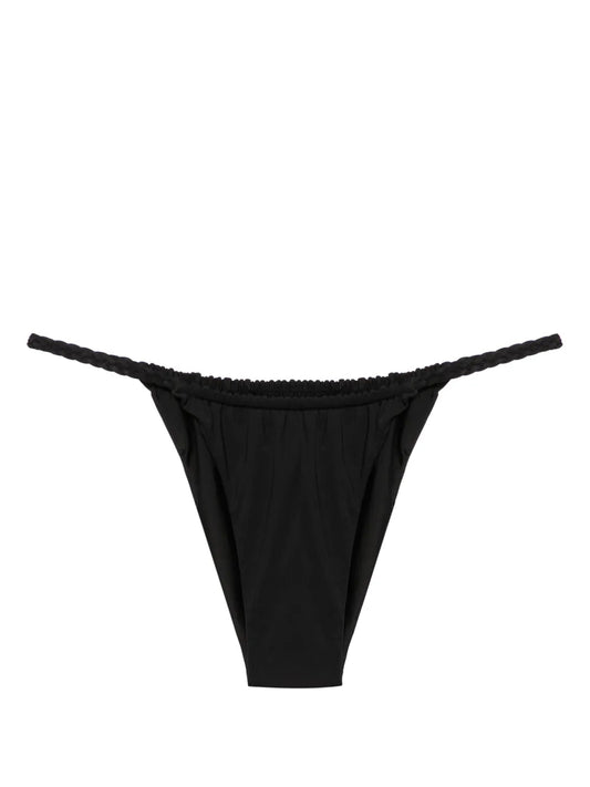 Braid-Detail Reversible Bikini Bottoms