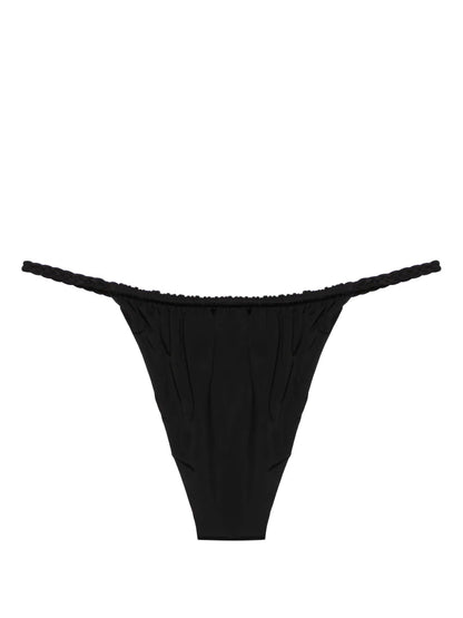 Braid-Detail Reversible Bikini Bottoms