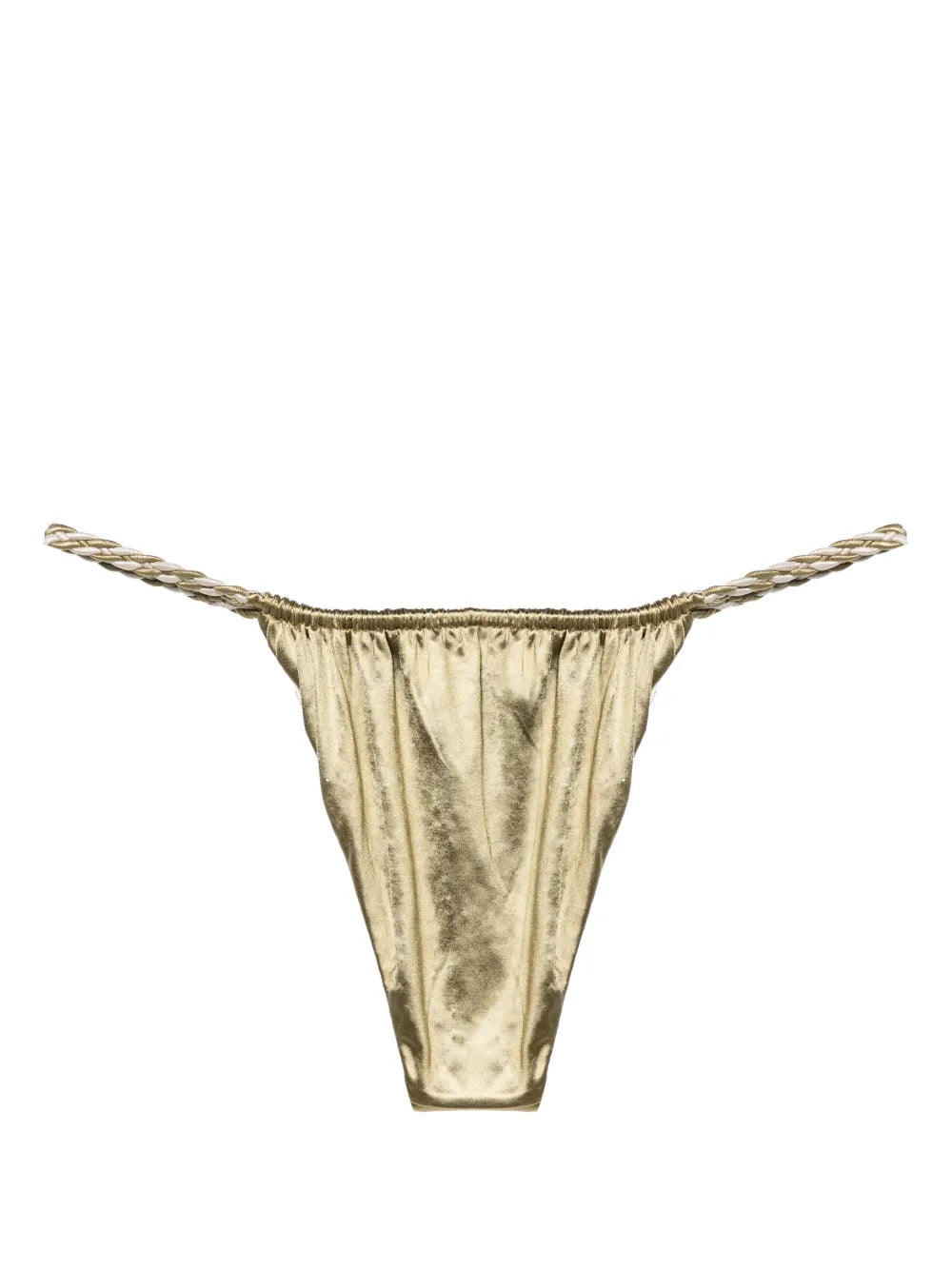 Braided-Straps Reversible Bikini Bottoms