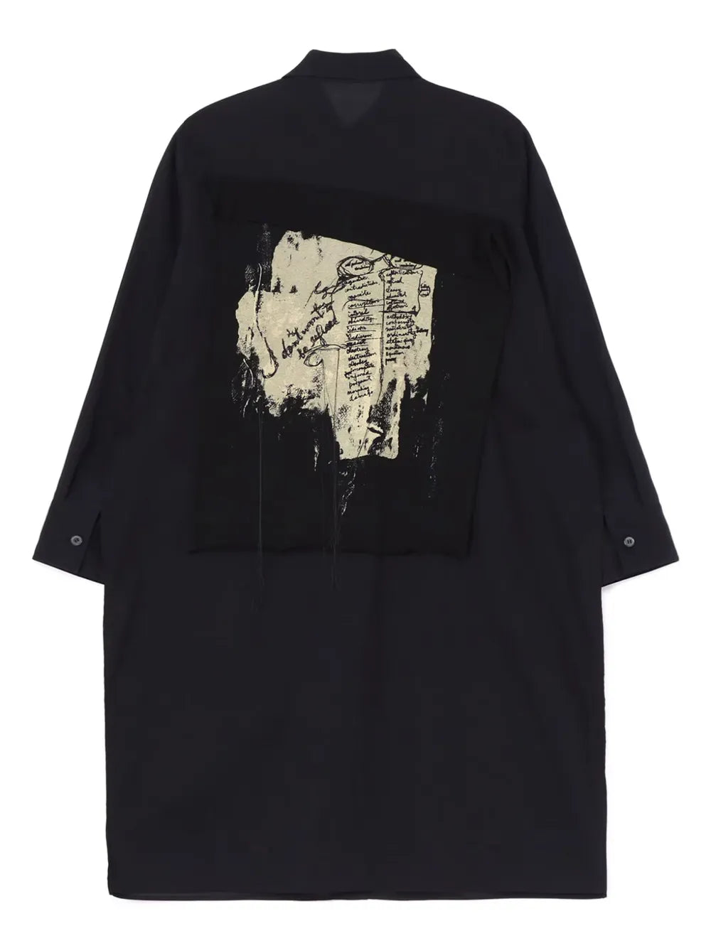 Layered-Design Cotton Shirt