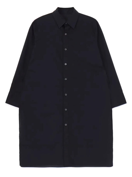 Layered-Design Cotton Shirt